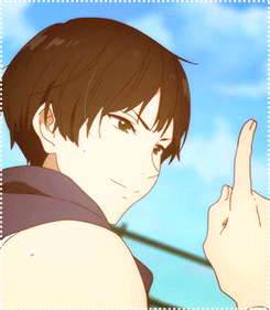 食指戴帽衣褐色头发gif动图_动态图_表情包下载_soogif