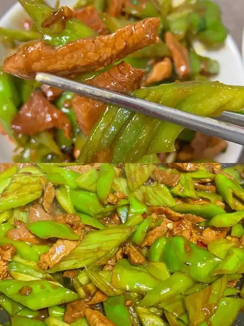 家常菜辣椒炒肉简简单单