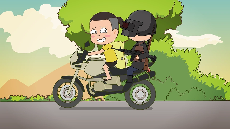 原创二维吃鸡小动画|动漫|动画片|白纸画卡通 - 原创作品 - 站酷