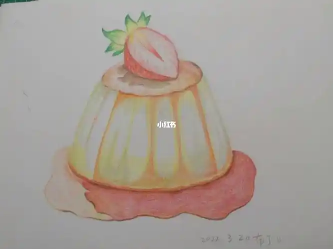 彩铅练习布丁20220302