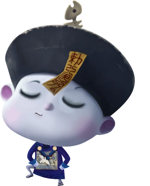 僵尸小僵尸可爱中国风僵小鱼创意壁纸卖萌萌萌的僵尸高清桌面小清新呆