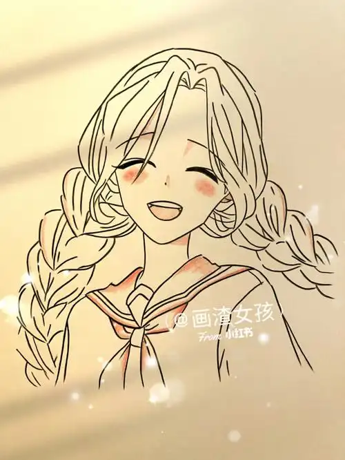 教你画可爱的小姐姐