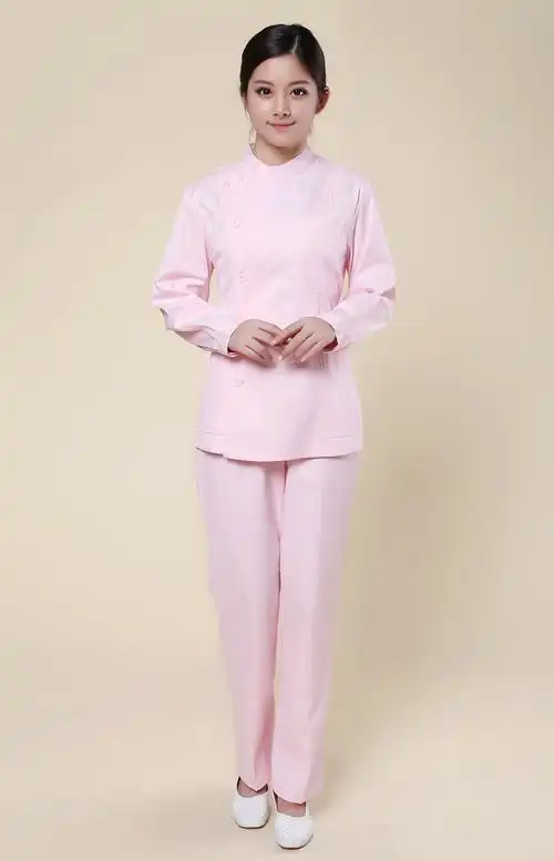 【秀与】粉红款医用上下套护士服ht0912-1