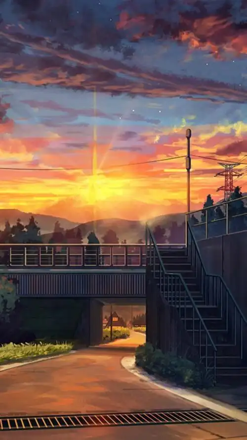 唯美动漫风景手机壁纸图片