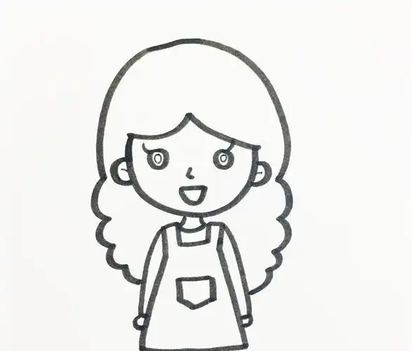 儿童画妈妈的肖像简笔画妇女的简笔画怎么画妈妈头像简笔画图片幼儿简