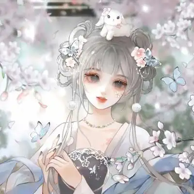 仙气飘飘的古风女生闺蜜头像