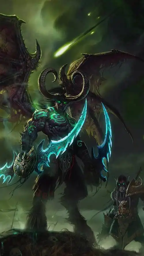 手机伊利丹高清壁纸 nga玩家社区