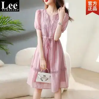 服饰内衣>女装>连衣裙>leexxwassup>leexxwassup雪纺连衣裙子女士装