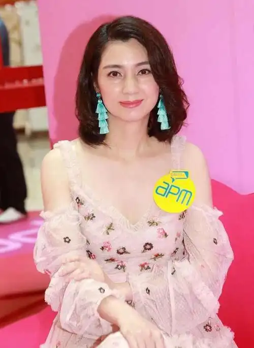 洪欣近照尽显优雅知性.48岁的洪欣皮肤保持的非常好.