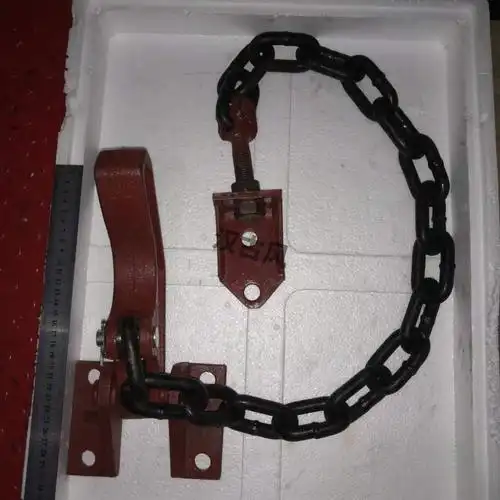 适用于重汽豪沃天龙东风自卸车链条自动锁钩后门挂钩渣土泥头翻斗车