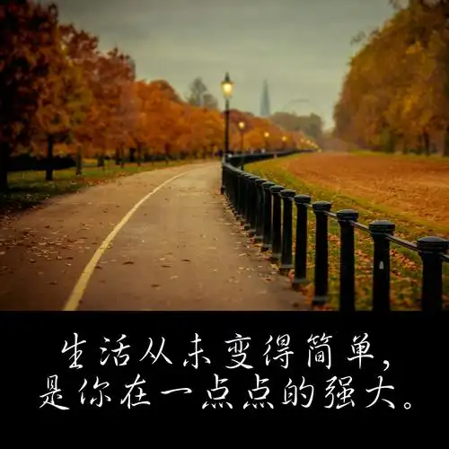 背景文字,文字与图片,生活从未变得简单,是你在一点点的强大.