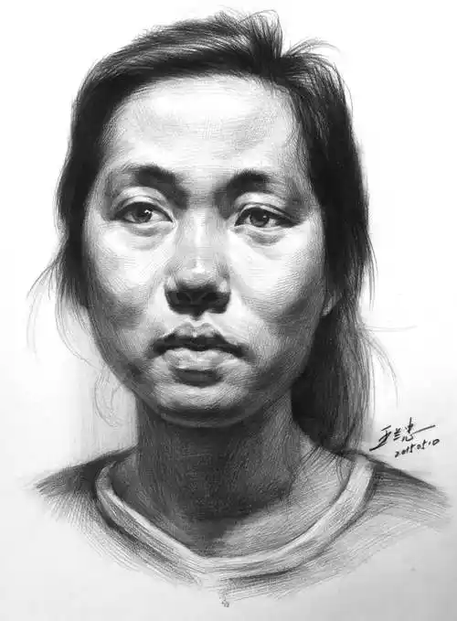 肖像素描作品大全 8月最新素描人像作品