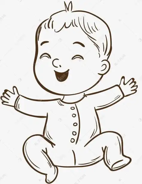 两岁小宝宝的简笔画