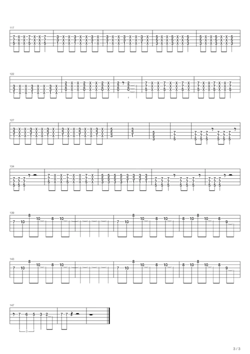 爱情陷阱吉他谱-谭咏麟-高清六线谱图片谱