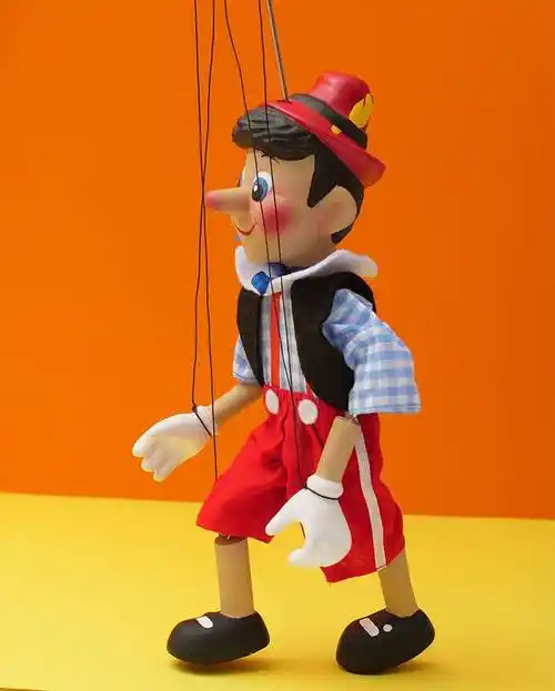 匹诺曹提线木偶公仔皮诺曹玩偶童话故事玩具人偶生日礼物可定制圣诞