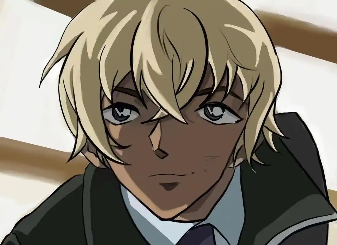 名侦探柯南#万圣节的新娘  #安室透 #警校五人组 #美术 - 抖音