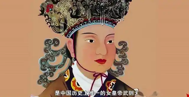 武则天画像在唐太宗的病榻前,与太子李治暗生情愫.