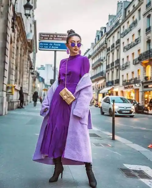 紫色搭配什么颜色好看优质