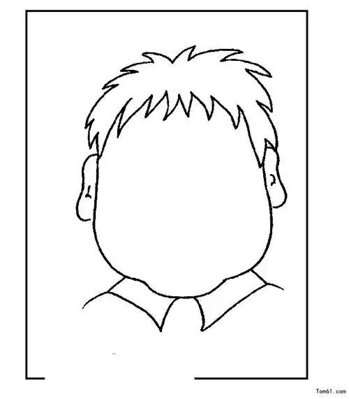 人脸五官简笔画女人脸简笔画像脸型简笔画彩色小女孩简笔画画法怎么画