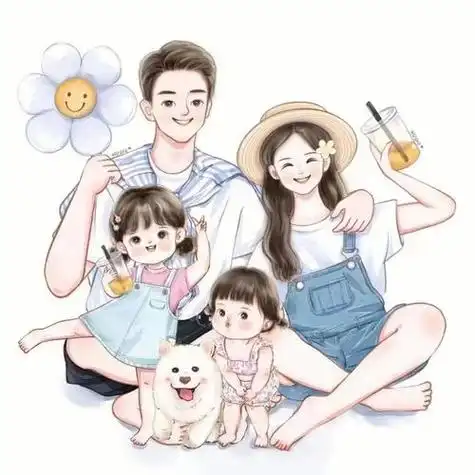 家庭卡通头像图 卡通头像图片大全 -【爱个性】