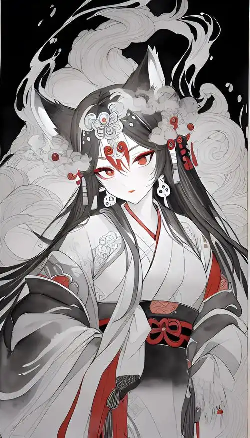 红颜祸水多薄命#ai绘画 #水墨写意 #壁纸 #水墨画  - 抖音