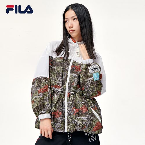 filaxmihara斐乐女子联名梭织上衣2021年秋季新款时尚上衣外套