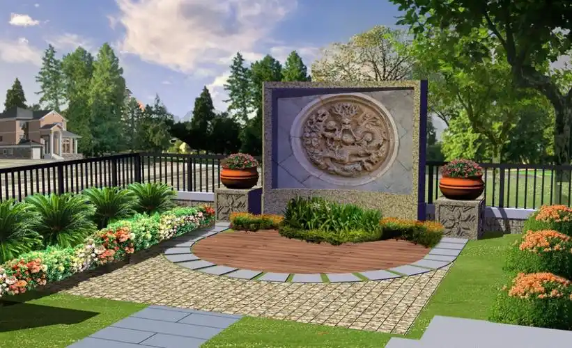 庭院景观设计案例效果图