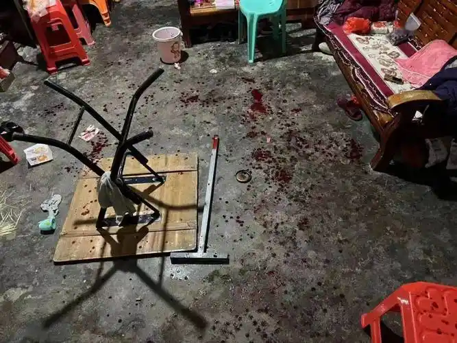 一名男子闯入民宅砍伤两老夫妻(场面血腥,胆小勿入)_老人_凶手_家属
