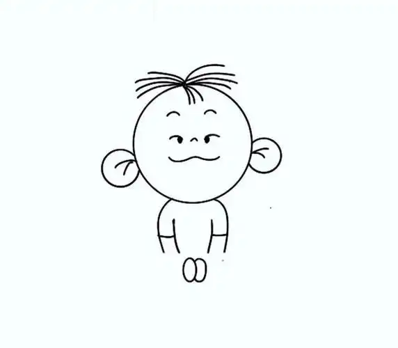 人物漫画手简笔画教程(零基础小白动漫简笔画教程)(5)