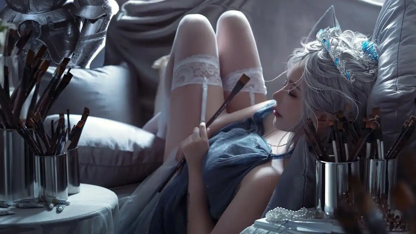 wlop #高清壁纸 - 抖音