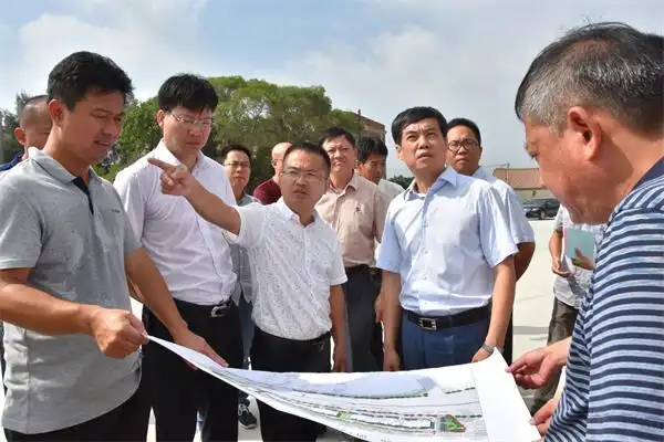 郑加清丶蔡晃调研道路交通及配套安置房项目