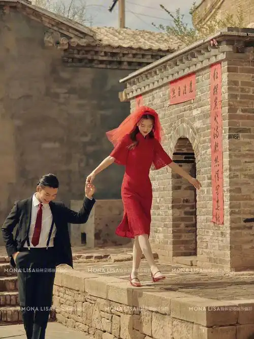 80年代的婚纱照