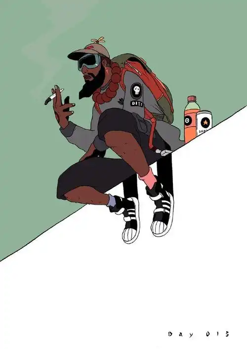 酷酷的潮图!时尚感插画快选去当壁纸!