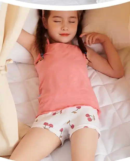 女童内裤儿童平角裤夏季薄款宝宝裤头四角中大童小女孩短裤 极地乐园