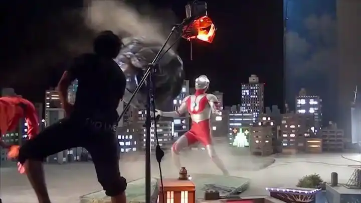 艾克斯奥特曼剧场版拍摄花絮,初代迪迦史诗级同框