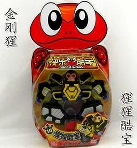 正版灵动快乐酷宝金刚猩猩酷宝合体变形金刚机器人儿童玩具