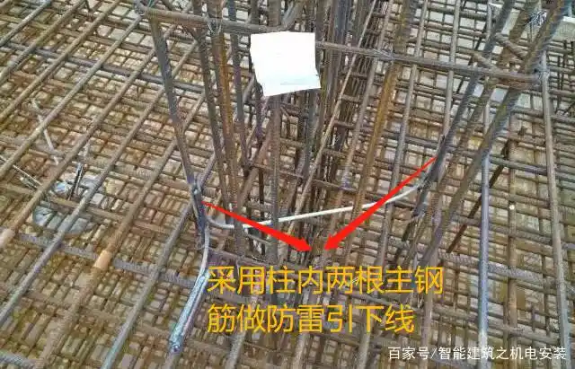 防雷接地系统:引下线安装