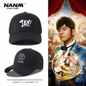 周杰伦演唱会潮流jay简约字母同款遮阳帽子棒球帽男女学生鸭舌帽