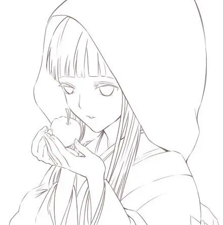 黑白 线稿 文字 橡皮章 动漫 素材