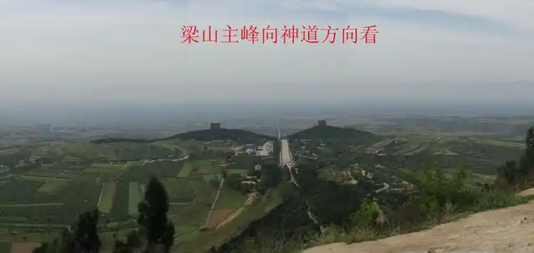 武则天墓乾陵风水图文