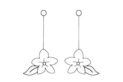 首饰简笔画简单画法步骤教程及图片大全