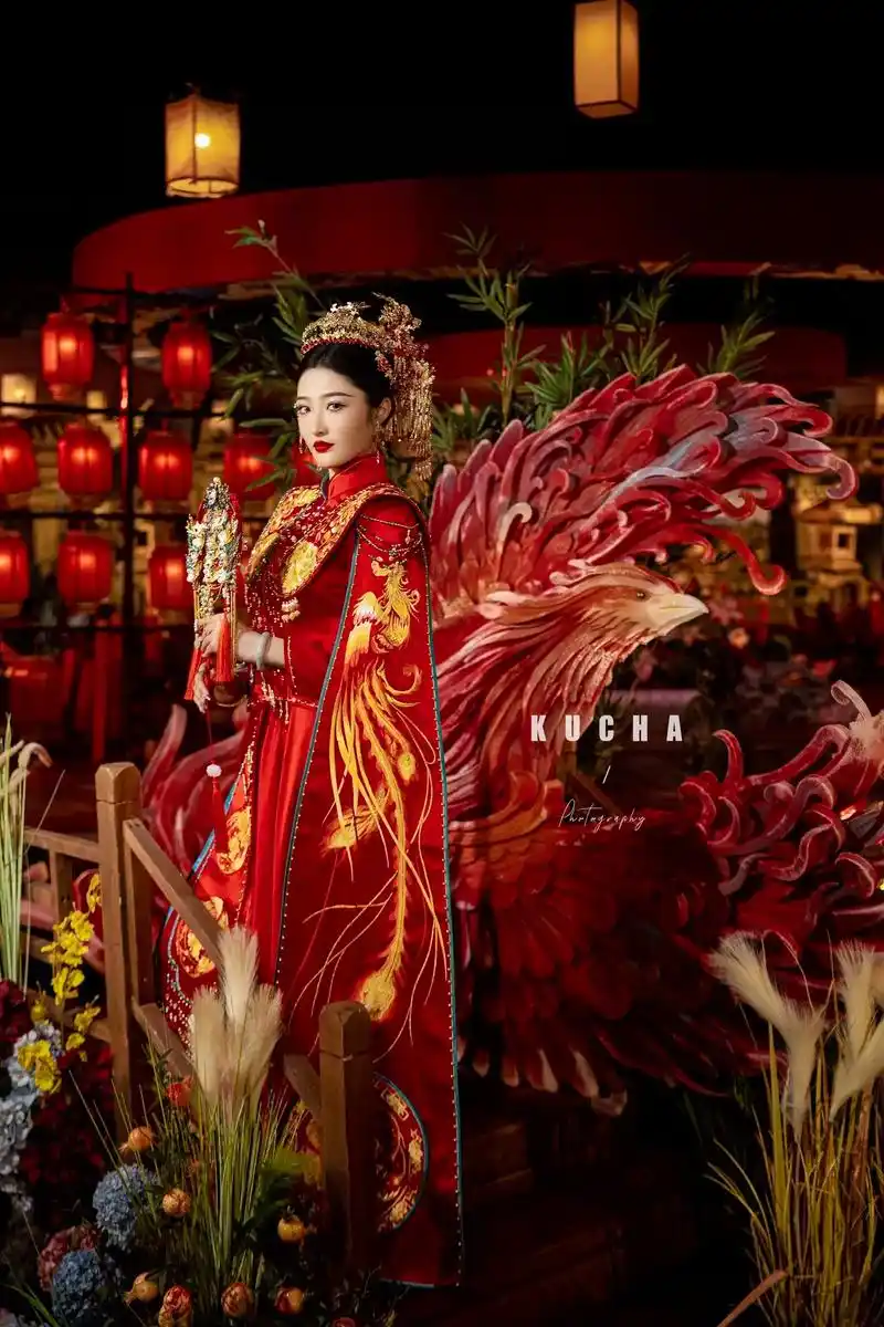 今日中式婚礼.苏妲己 一姐大婚  @苏妲己  女主角  摄影 - 抖音