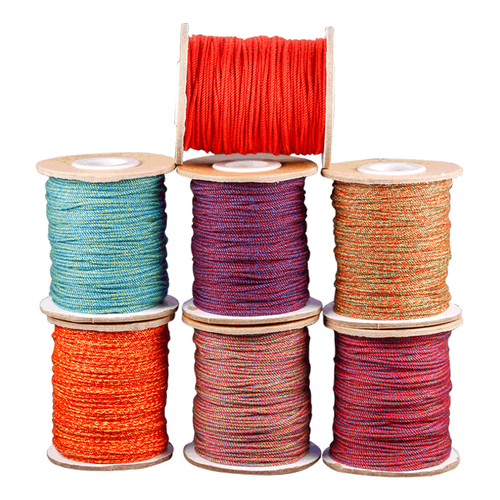 手搓棉线文玩线绳棉绳流苏穗子手工编织手串线