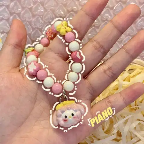 piano小羊石塑粘土手链
