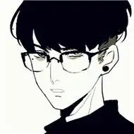 动漫眼镜男头像