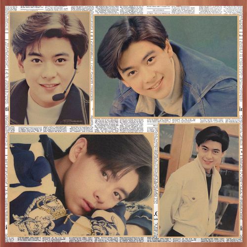 80年代港台男明星 林志颖 怀旧海报  复古牛皮纸装饰墙画壁画428