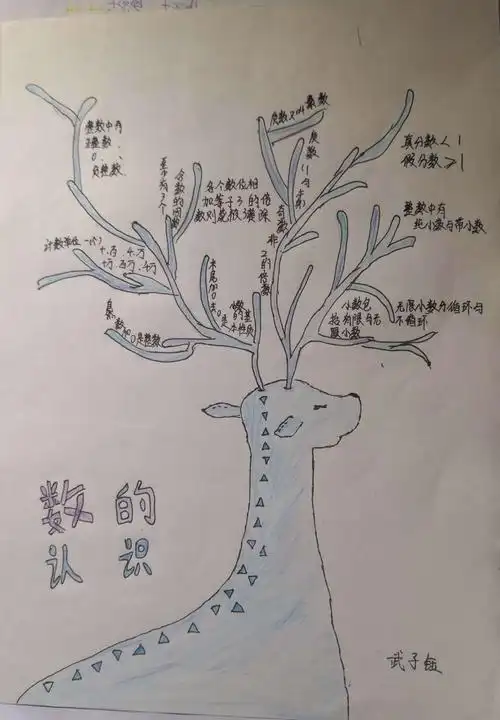 六一班思维导图展【数的认识】