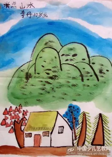 作品名称:  《米点山水》