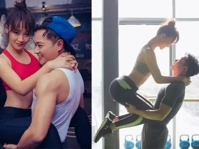 蓝盈莹有多爱健身看她的迷人腹肌就知道她不是闹着玩的