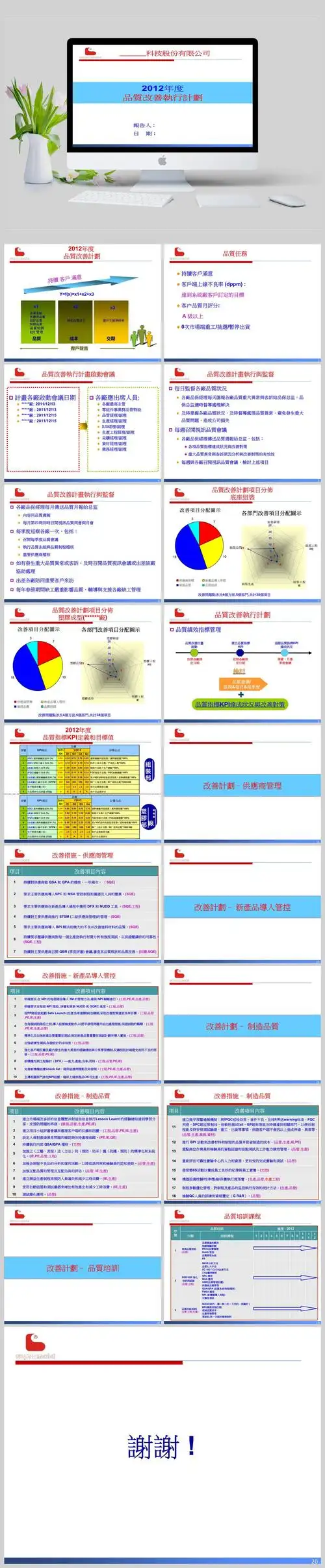 年度品质改善执行计划